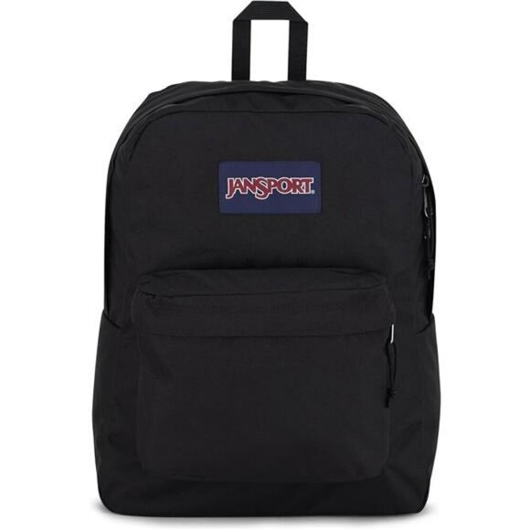 JanSport SuperBreak Backpack Black Lightweight Durable School Travel Bookbag - Picture 7 of 7